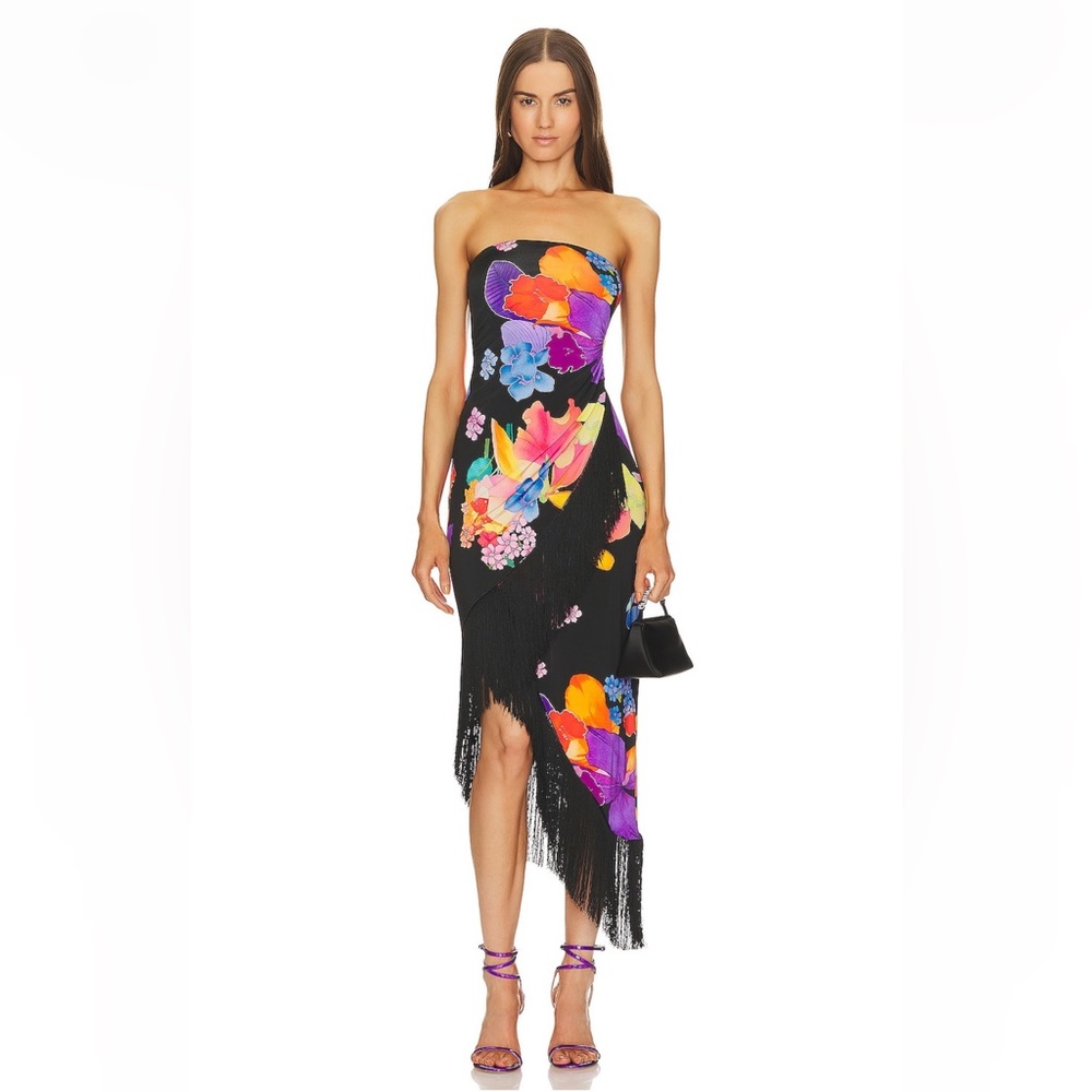 Gorgeous Mirae floral dress! Worn once. So many compliments on this stunner